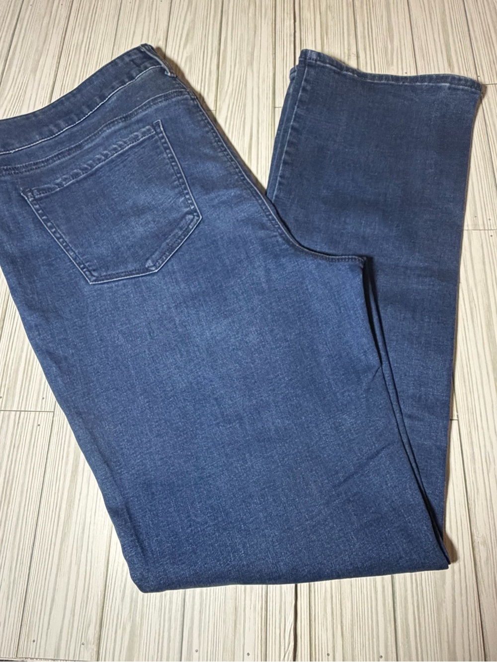 NYDJ Marilyn Straight Jeans Women’s 16 Lift Tuck Medium Wash Stretch Denim Pants